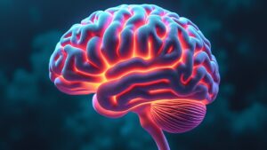 A brain with ADHD written inside