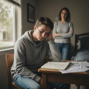 what is psychosocial disability - a young man and his mother wonder