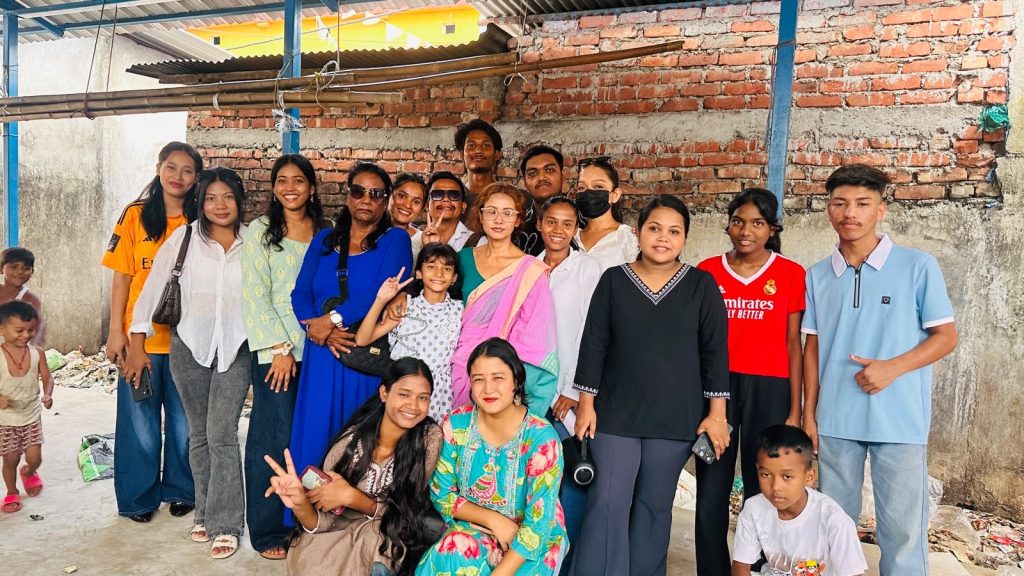 Group of community members in India supported through SALT Foundation projects.